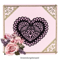 Wykrojnik do papieru, serce rozm. 10,2 x 8,8 cm