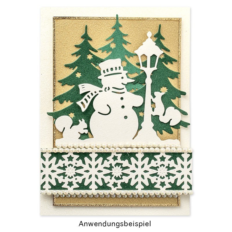 Wykrojnik do papieru,  śnieżynki 2szt