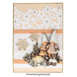 Wykrojnik do papieru,  śnieżynki 2szt