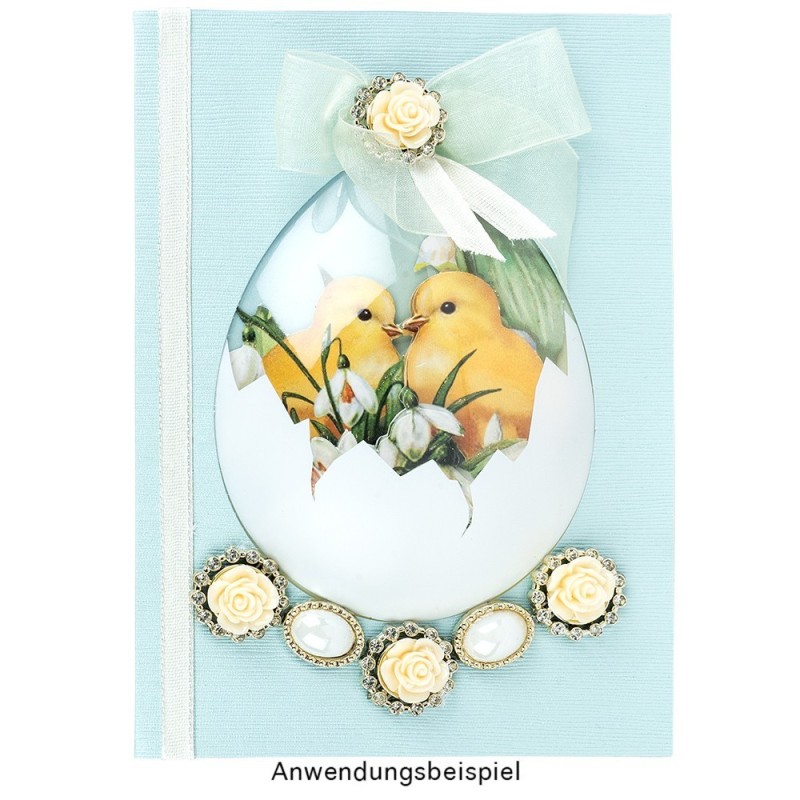 Kamienie dekoracyjne - kabaszon w ornamencie 40 szt