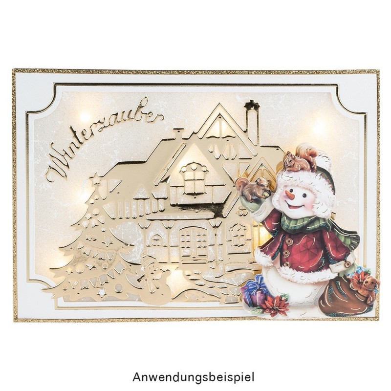 Wykrojnik do papieru, zima 4szt