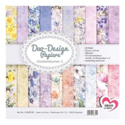 Zestaw papierów kwiaty, 20...