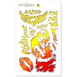 Szablon Ciao Bella 12cm x...