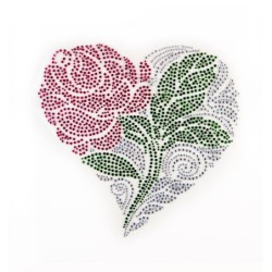 Termo aplikacje z kamieni hot fix, 5szt