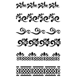 Szablon rozm. A4 - ornamenty