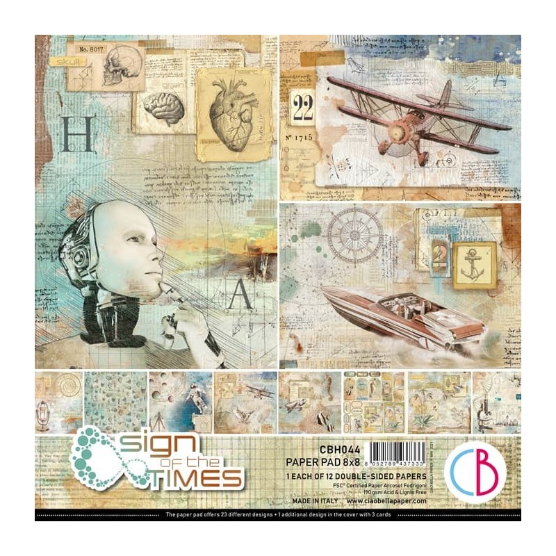 Sign of the Times zestaw 12 kartek rozm. 20,3 cm x 20,3 cm