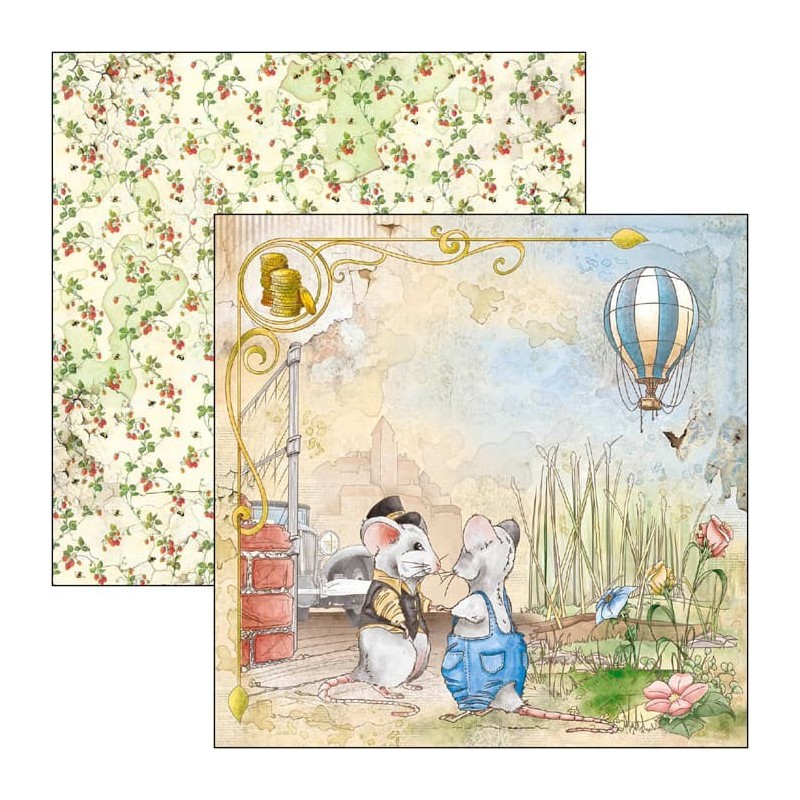 Aesop's Fables zestaw, 24 kartki, rozm. 15cm x 15cm