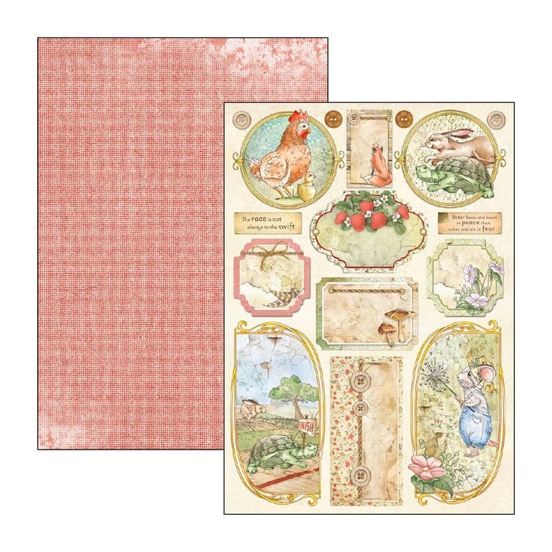 Aesop's Fables zestaw, 9 kartek, rozm. A4