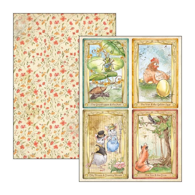 Aesop's Fables zestaw, 9 kartek, rozm. A4