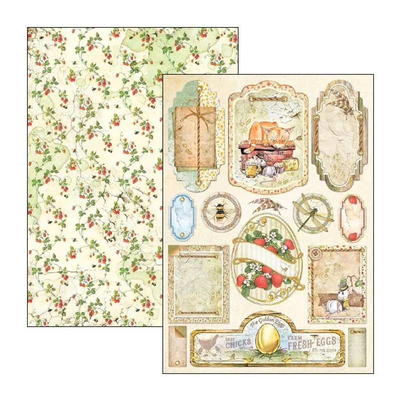 Aesop's Fables zestaw, 9 kartek, rozm. A4