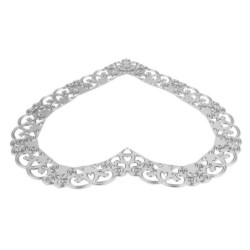 Wykrojnik do papieru 3szt serce