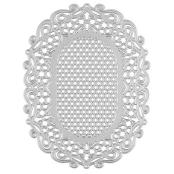 Wykrojnik do papieru - ozdobna okładka 12,2cm x 9,4cm