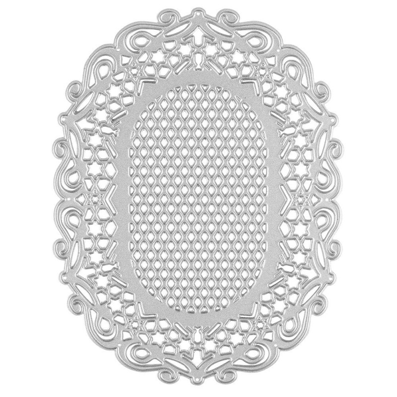 Wykrojnik do papieru - ozdobna okładka 12,2cm x 9,4cm