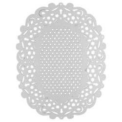 Wykrojnik do papieru - ozdobna okładka 12,2cm x 9,4cm