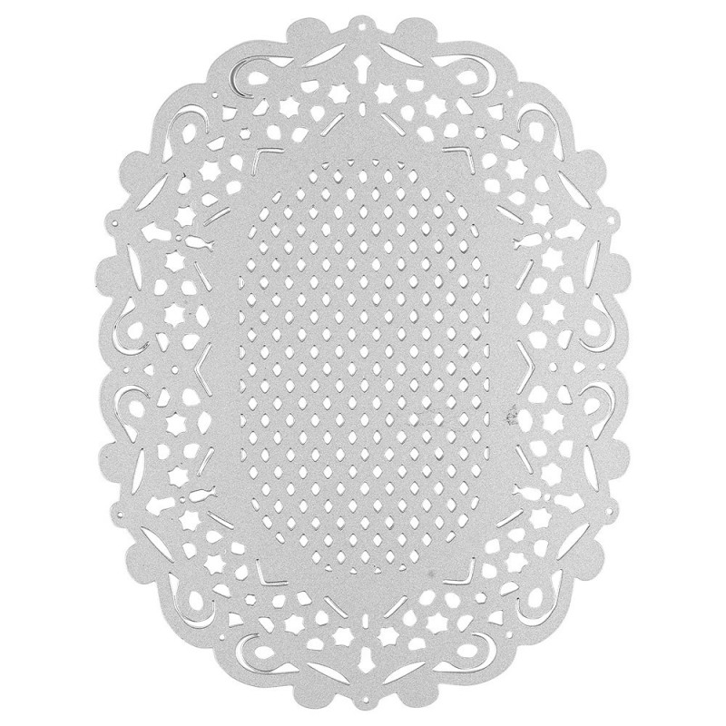 Wykrojnik do papieru - ozdobna okładka 12,2cm x 9,4cm