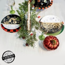 Transfer Rub On Cadence, świąteczny, srebrny, A3, nr 04