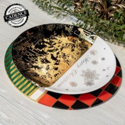 Transfer Rub on Cadence, świąteczny, srebrny, A3, nr 06