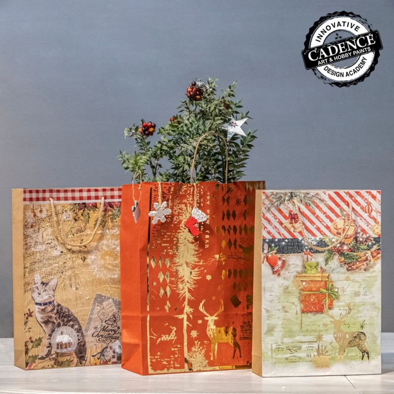 Transfer Rub on Cadence, świąteczny, A3, nr 01