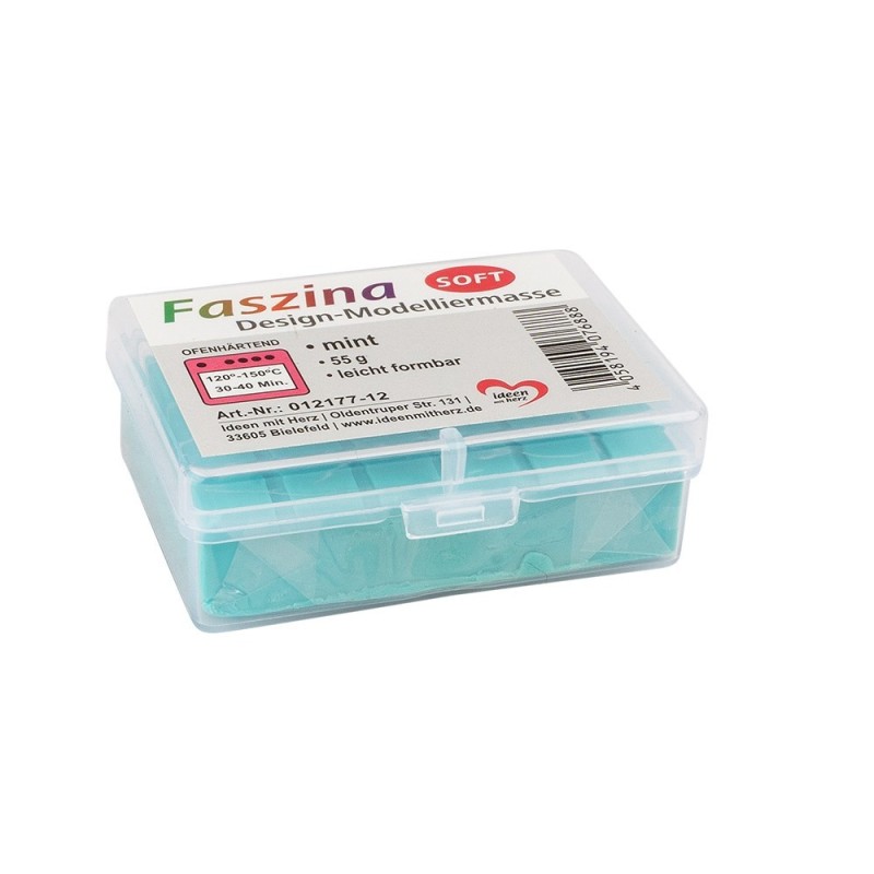 Modelina termoutwardzalna, Faszina Soft 55g, miętowy