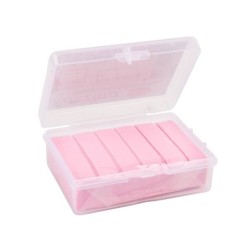 Modelina termoutwardzalna, Faszina Soft 55g, róż z brokatem