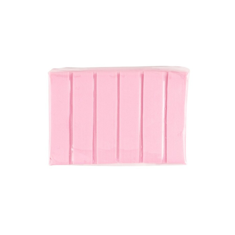 Modelina termoutwardzalna, Faszina Soft 55g, róż z brokatem