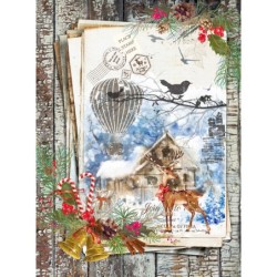 Papier ryżowy świąteczny...