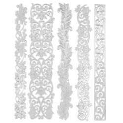 Wykrojnik, ornamenty, duże...