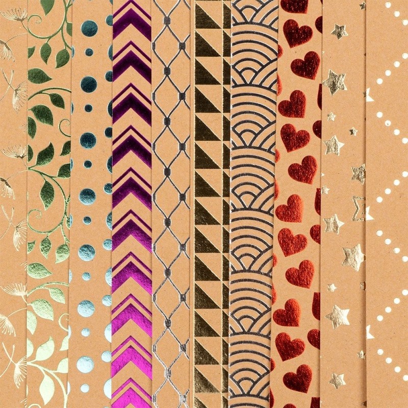 Papier dekoracyjny, tła, rozm. A4, 250g/m²