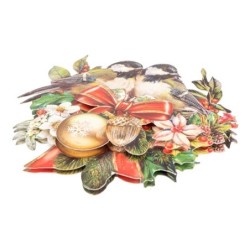 Motywy 3d świąteczne, rozm. 8-11cm, 10 szt