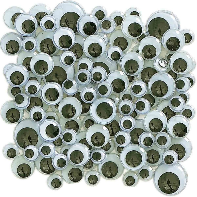Oczy dekoracyjne, ruchome 116 szt