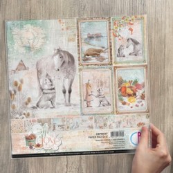 The Gift of Love, zestaw 12 kartek, rozm. 30,5x30,5cm