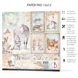 The Gift of Love, zestaw 12 kartek, rozm. 30,5x30,5cm