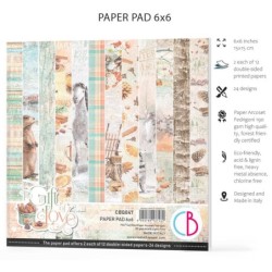 The Gift of Love, zestaw 24 kartek, rozm. 15x15cm