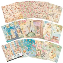 The Little Prince, zestaw 24 kartki, rozm. 15x15 cm