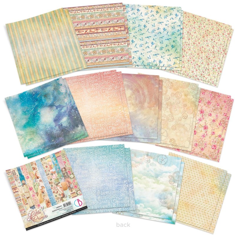 The Little Prince, zestaw 24 kartki, rozm. 15x15 cm