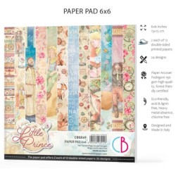 The Little Prince, zestaw 24 kartki, rozm. 15x15 cm