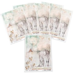 Papier ryżowy Piuma, rozm . A4, Love knows