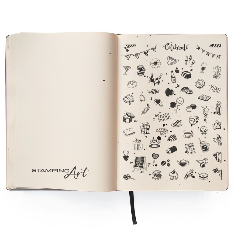 Stemple zestaw rozm. 10cm x 15cm, BuJo Party