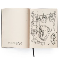 Stemple zestaw, rozm. 10x15 cm, Let's Get Cozy