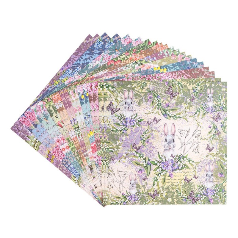 Zestaw papierów Wielkanoc, 20 kartek, 25x25cm