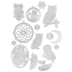 Wykrojnik do papieru, sowy...