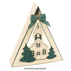 Wykrojnik do papieru, kościół 5 szt