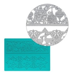 Foremka silikonowa świateczna, rozm. 21x15x0,2 cm