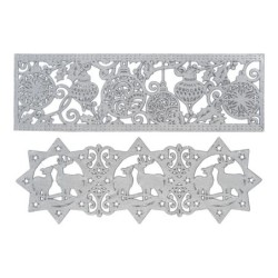 Foremka silikonowa świateczna, rozm. 21x15x0,2 cm