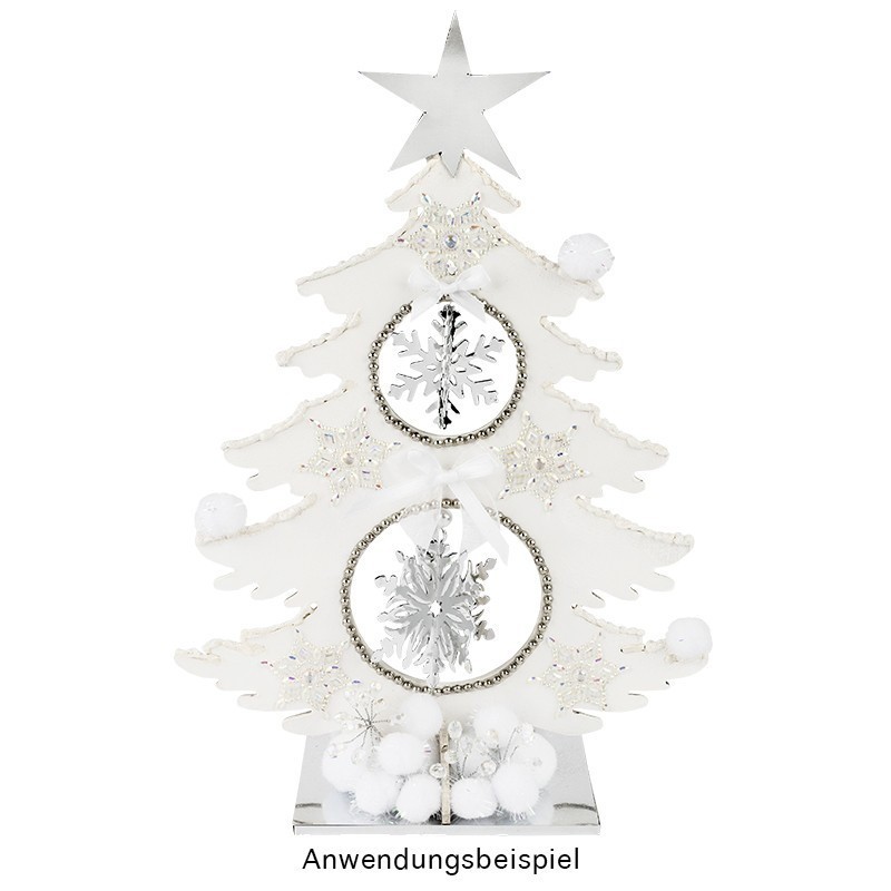 Wykrojnik do papieru śnieżynki, 5 szt