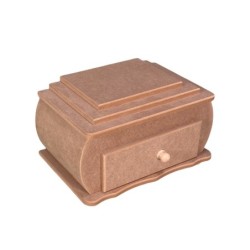 Pudełko z mdf z szufladą,...