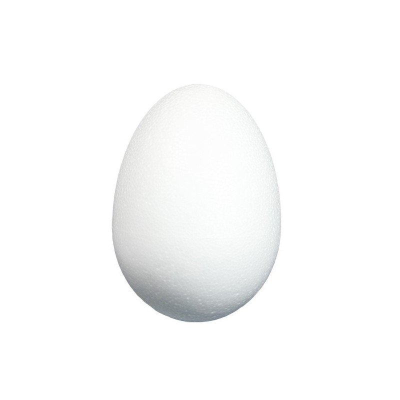 Jajka styropianowe 4,5cm, Ø 3cm, 10 sztuk.