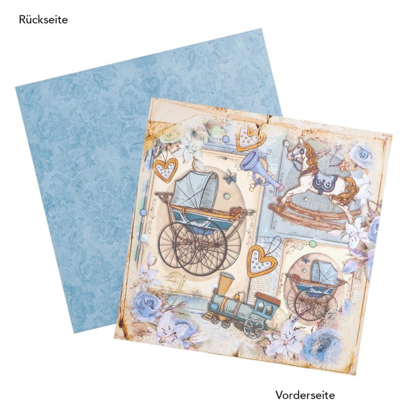 Zestaw papierów 20 kartek, 25x25cm