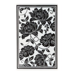 folder do wytłaczania piwonie