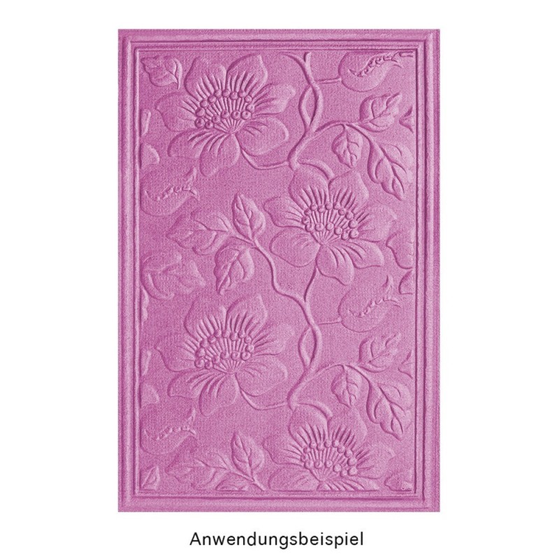 Folder do wytłaczania deluxe, kwiaty, rozm. 15,5x10cm